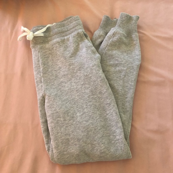 Aerie Light Grey Ankle Zip Jogger - Picture 4 of 6